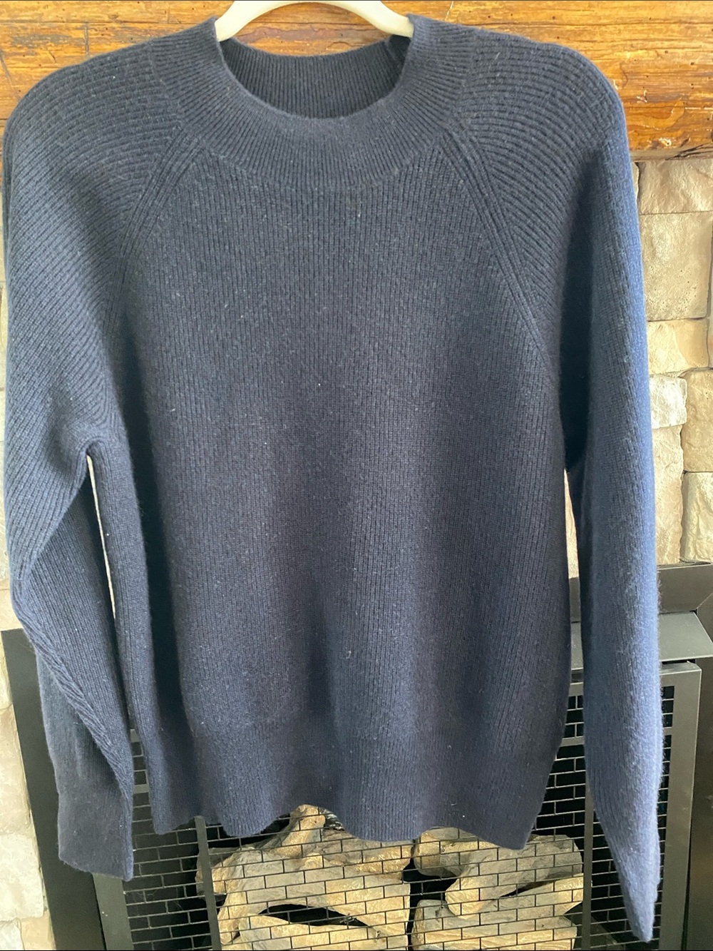 H&M Classic Navy Crewneck Women's Sweater